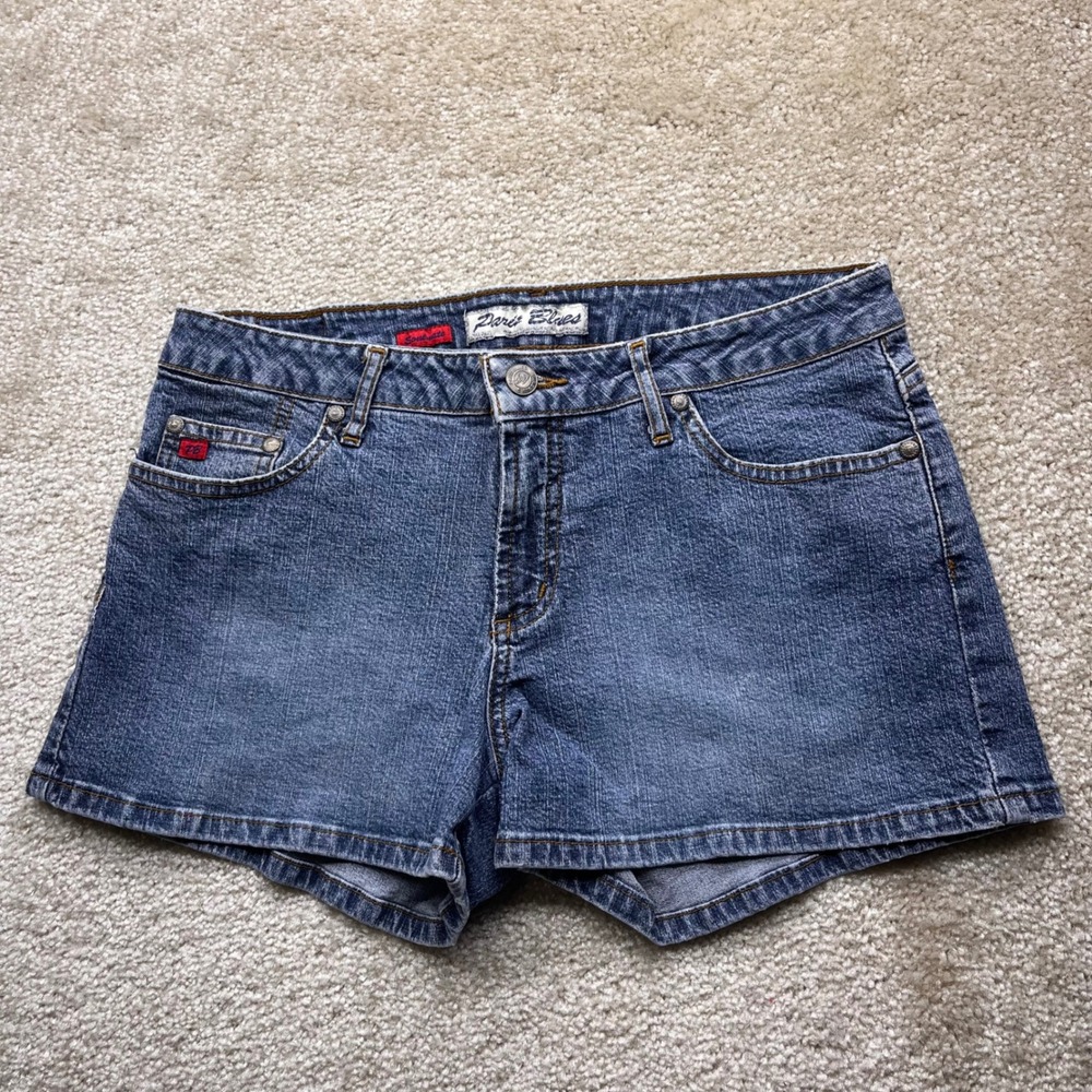 Paris Blues Soulmate Womens Blue Denim Shorts Medium Wash Size 9 Vintage